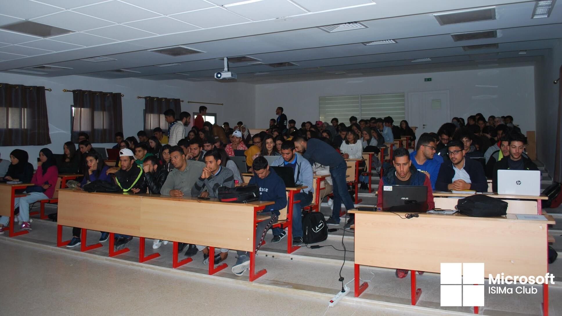 Team collaboration during the event.